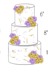 x3 Tier Cake
